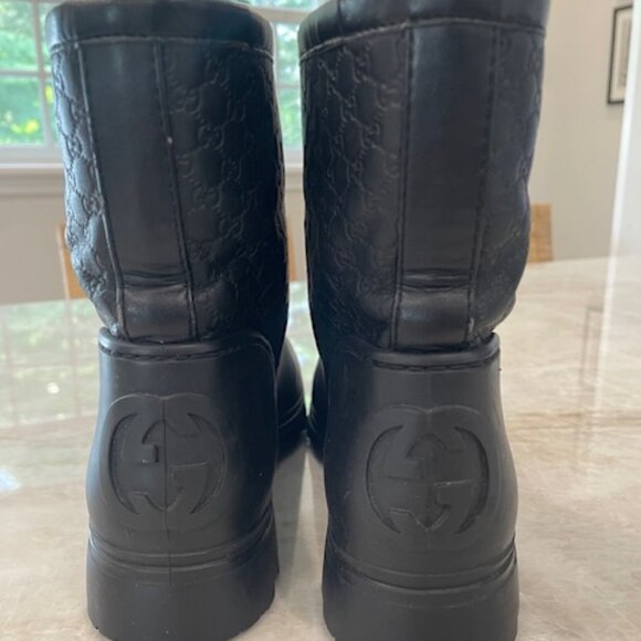 Gucci Marmont Wellington Rain Boots, Size 9 - Picture 1 of 14